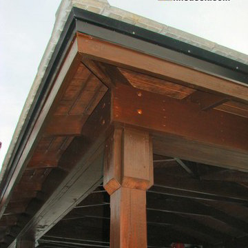 New Two Story Dock With Hip Roof Over a Boat Slip, Maitland FL.