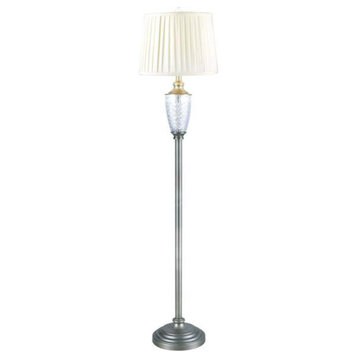 Dale Tiffany SGF17178F Castle Mountains, 1 Light Floor Lamp, Pewter/Silver