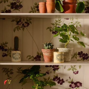 Hand-painted Curiosity Cupboards by deVOL