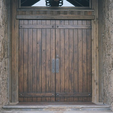 Entry custom doors