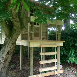 Kids playhouse...a beautiful present from grandparents - Garden Playhouses