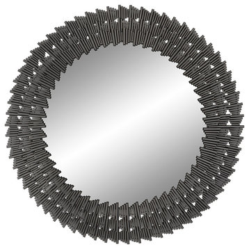 Uttermost Illusion Modern Round Mirror