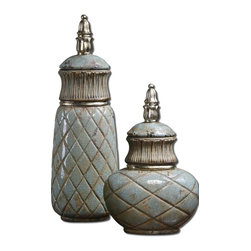 www.essentialsinside.com: deniz ceramic containers - Vases