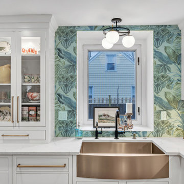 Colorful Transitional Kitchen