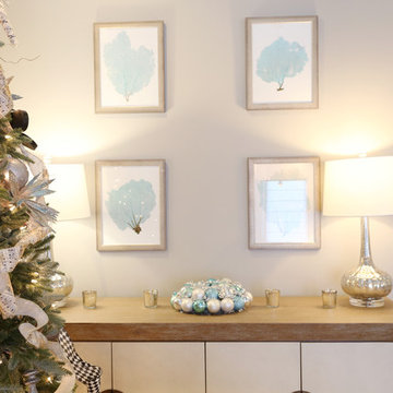 Holiday Charm Living and Dining Room