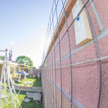 Artificial boxwood Fence Covering in Pomona, California