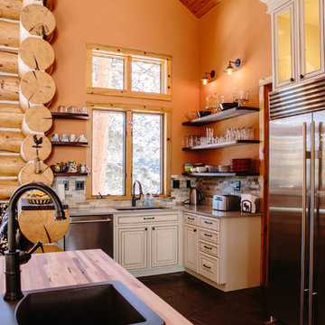 Evergreen Log Home Kitchen Renovation