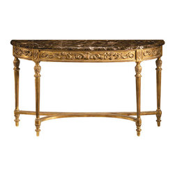 Inviting Home Inc. - Louis Xvi Carved Console Table - Console Tables