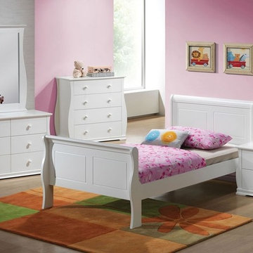 Nebo Youth 5 PC Bedroom Set | White