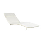 Soleil Outdoor Water Resistant Chaise Lounge Cushion, Beige