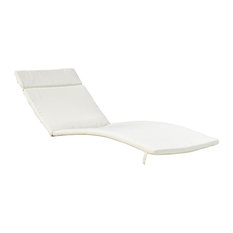 Soleil Outdoor Water Resistant Chaise Lounge Cushion, Beige