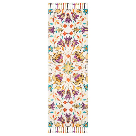 Safavieh Aspen APN115A Rug, Ivory/Purple, 2'3" X 7'