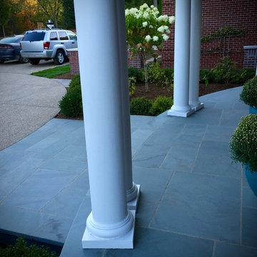 After - Front Entrance & Circular Driveway