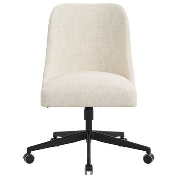 Office Chair, Linen Talc