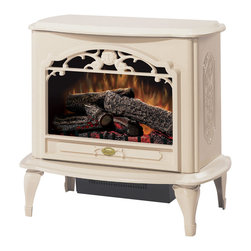 Dimplex Celeste Electric Stove in Cream Finish - Indoor Fireplaces