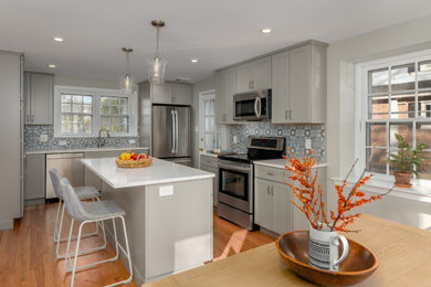 Example of a kitchen design in Philadelphia