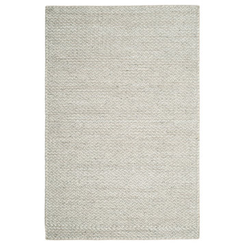 Safavieh Couture Natura Collection NAT311 Rug, Ivory/Silver, 4'x6'