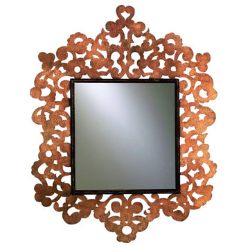 Gorgeous Vintage Style Gold Fretwork Wall Mirror Extra Large Modern