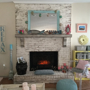 German Smear Fireplace