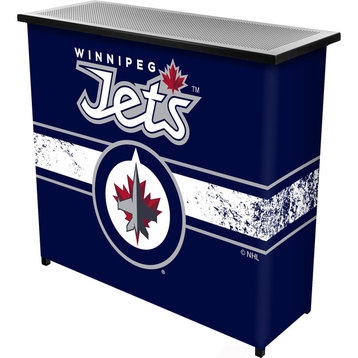 NHL Portable Bar With Case, Winnipeg Jets