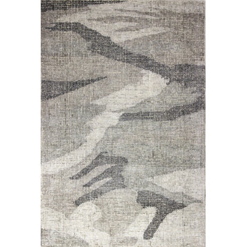 Bashian Luminous Laban Rug 5'x7'6" Gray Rug