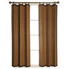 Versailles Patented Ring Top Bamboo 12" Valance, Colonial