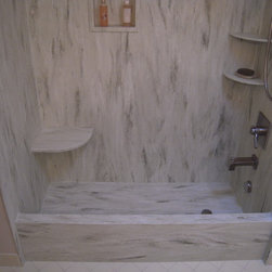 Corian Custom Made Tub using the Color Jasmine - Bathtubs