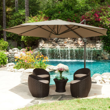 Outdoor Patio Furniture featuring Canopy Umbrella