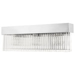 Livex Lighting - Livex Lighting 15713-05 Norwich - Three Light Wall Sconce - Shade Included: YesNorwich Three Light  Polished Chrome PoliUL: Suitable for damp locations Energy Star Qualified: n/a ADA Certified: YES  *Number of Lights: Lamp: 3-*Wattage:60w Medium Base bulb(s) *Bulb Included:No *Bulb Type:Medium Base *Finish Type:Polished Chrome