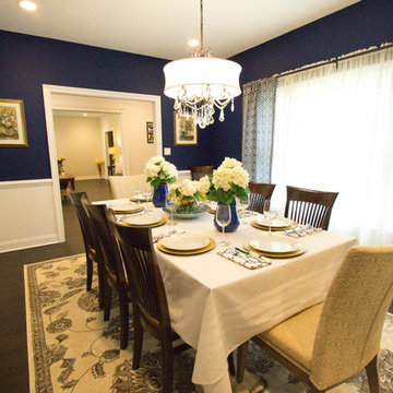 A Touch of Blue - Formal Dining Room