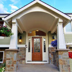 Entry door with transom