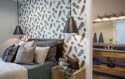 Decora el dormitorio de casa con papel pintado