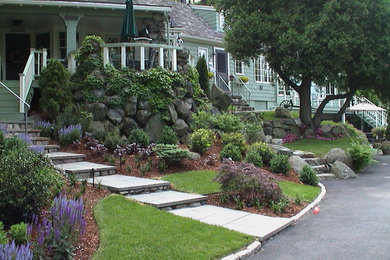 Photo of a traditional landscaping in Boston.
