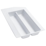 Rev-A-Shelf - Polymer Trim to Fit Glossy Drawer Insert Utility Organizer, 11.5" - Rev-A-Shelf's drawer inserts are the best if you are looking for a custom look.  Why settle for a cutlery insert that just drops in your drawer and moves every time you open and close your drawer.  Create a custom fit by trimming to your exact size. Available in multiple sizes, colors and finishes.