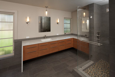 Bathroom - contemporary bathroom idea in Seattle