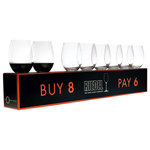 Riedel - Riedel O Cabernet/Merlot Glass - Buy 6 Get 8 - Set of 8 - Stylish, practical and fun, THE 'O' WINE TUMBLER (2004) is the original varietal specific wine tumbler. This value set includes 8 x stemless Cabernet tumblers, for the price of only 6.