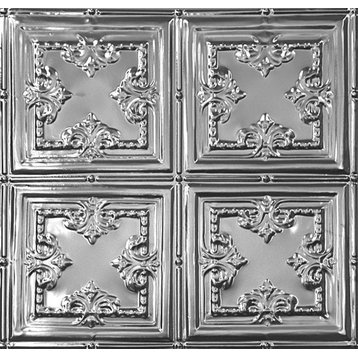 2'x2' Art Deco Tin Ceiling Tile, Set of 20
