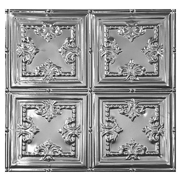 2'x2' Art Deco Tin Ceiling Tile, Set of 20