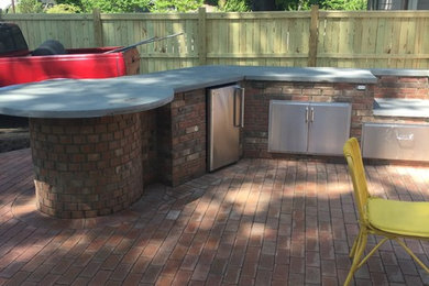 Inspiration for a timeless patio remodel in Charlotte