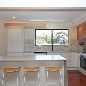 Timber Two-Tone Kitchen Cabinetry