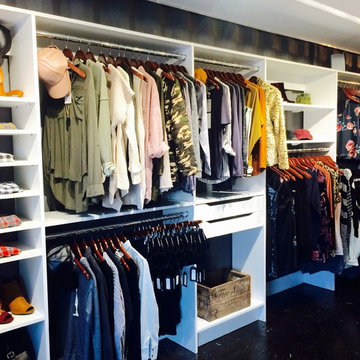 Custom Closet Shelving for Retail Boutique Beau&Arrow at The Boxyard