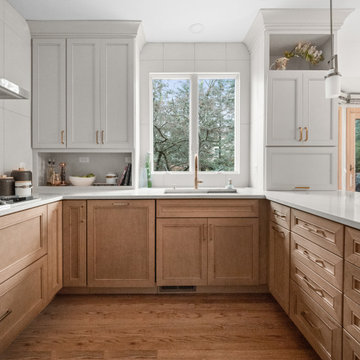 A Sophisticated Kitchen Remodel fit for the Home Chef – and the Family Dog
