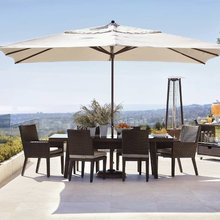 Umbrellas and pergolas