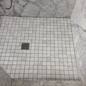 Re-Bath Natural Stone, Carrera Marble Shower