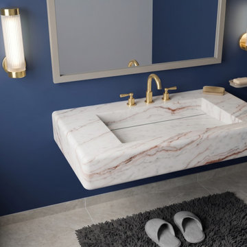 Bespoke Calacatta Gold Marble Sinks | Timeless Luxury Collection