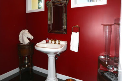 Red Powder Bathroom