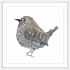 Marmont Hill, "Wren Bird" by Thimble Sparrow Framed Painting Print, 12x12