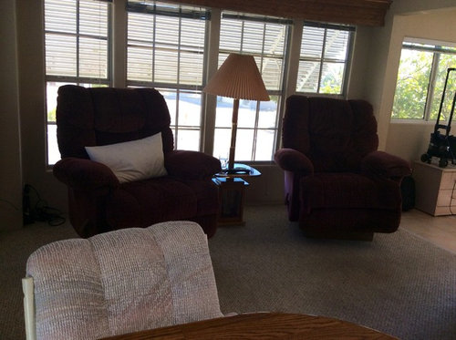 Furnishing a very small living room.