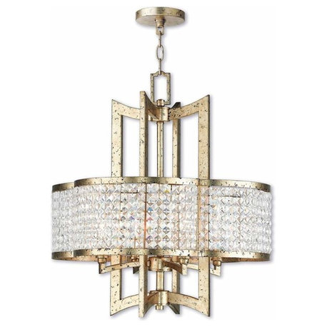 Grammercy 4-Light Chandelier, Winter Gold