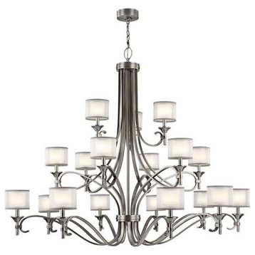 Lacey Chandelier 18-Light, Antique Pewter